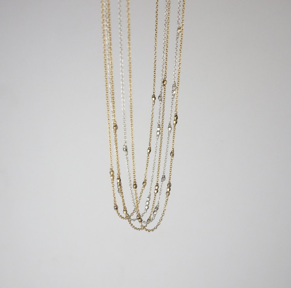 Morse Code Necklace in 14K Gold Filled, Custom Order Accepted,