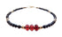 Garnet Bracelet, Spinel Gemstone Bead Bracelets for Women, Red Garnet Jewelry, January Birthstone, Birthday Gifts for Her in Gold & Sterling Silver