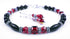 Garnet Bracelet, Crystal Bead Bracelets for Women, Red Garnet Jewelry, January Birthstone, Birthday Gifts for Her in Gold & Sterling Silver