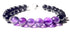 Mens Amethyst INTUITION & TRASFORMATION Healing Stone Crystals Bracelet, Jewels for Gents