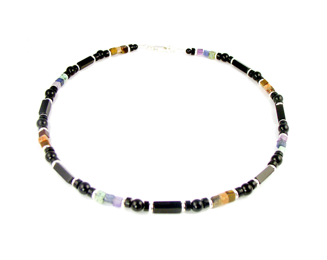 7 Chakra Necklace, Real Gemstones, Healing Crystals Spiritual Affirmation Mindfulness Gifts Anxiety Stress