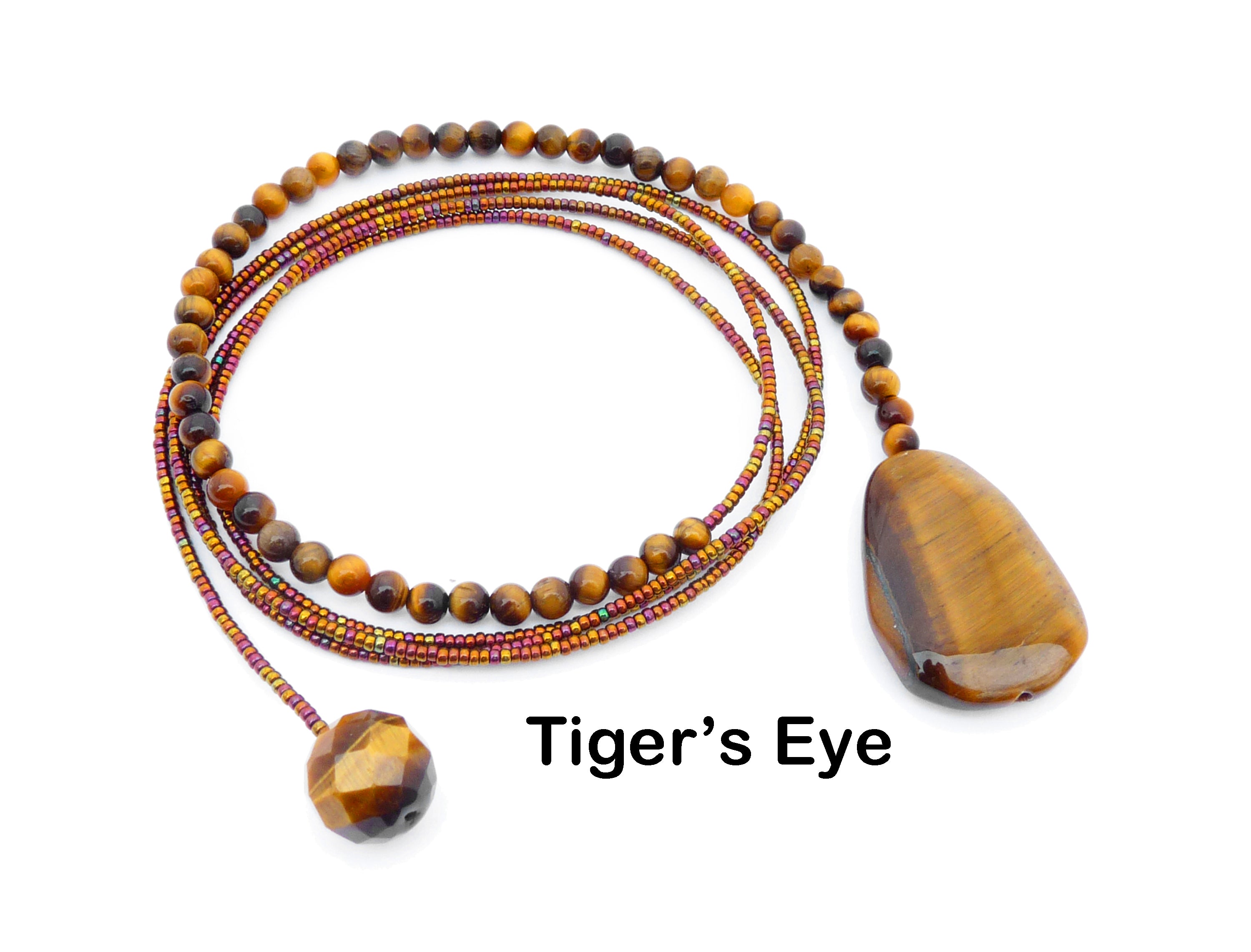 Tigers Eye Diane Keaton Lariat Necklace Somethings Gotta Give Lasso Necklace