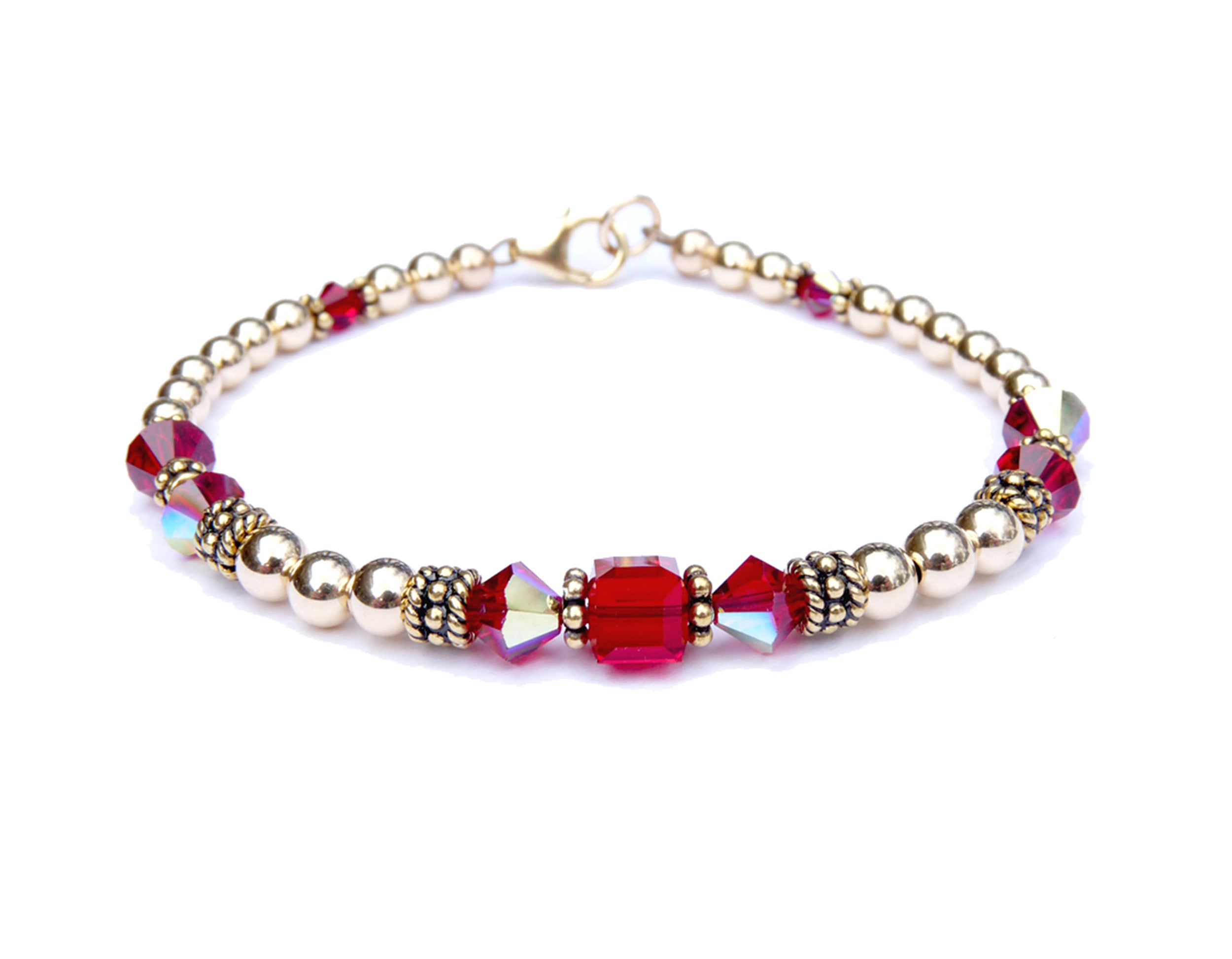 Handmade Birthstone Jewelry with Crystals, Freshwater Pearls, and Real Gemstones.
