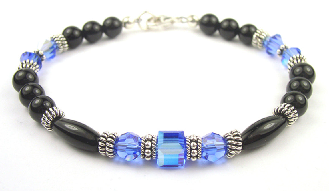 Black Onyx Beaded Bracelets
