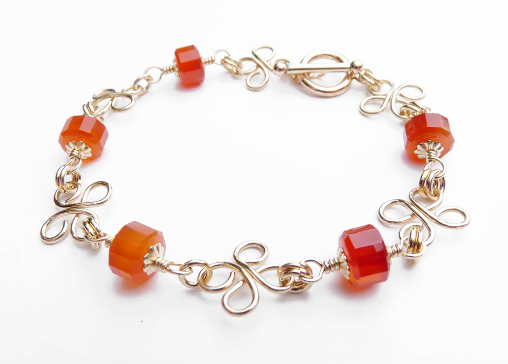 Color: Orange Jewelry in Carnelian, Coral, Sacral Chakra Jewelry