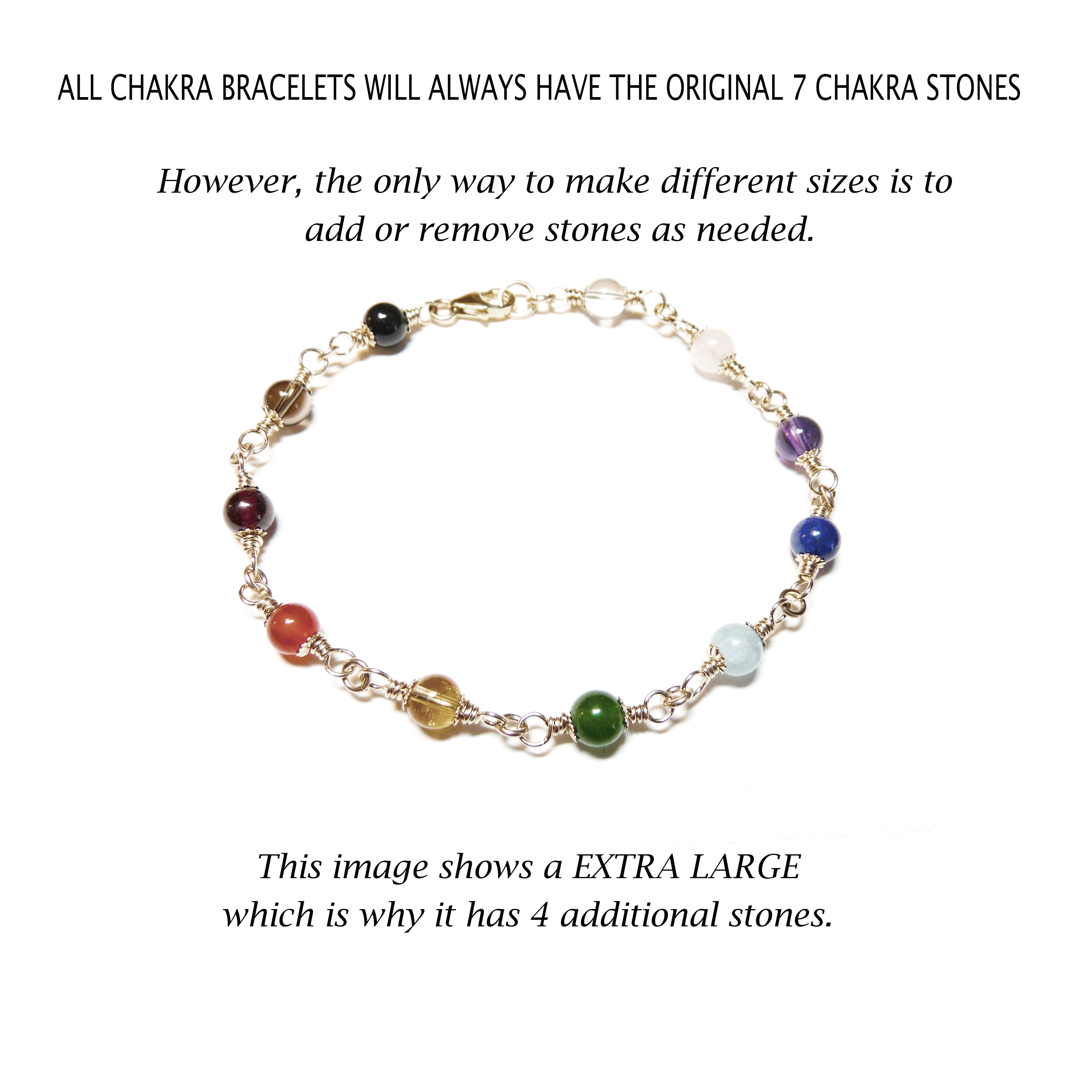 7 Chakra Stone Bracelet - Premium | Kalyanastrogems