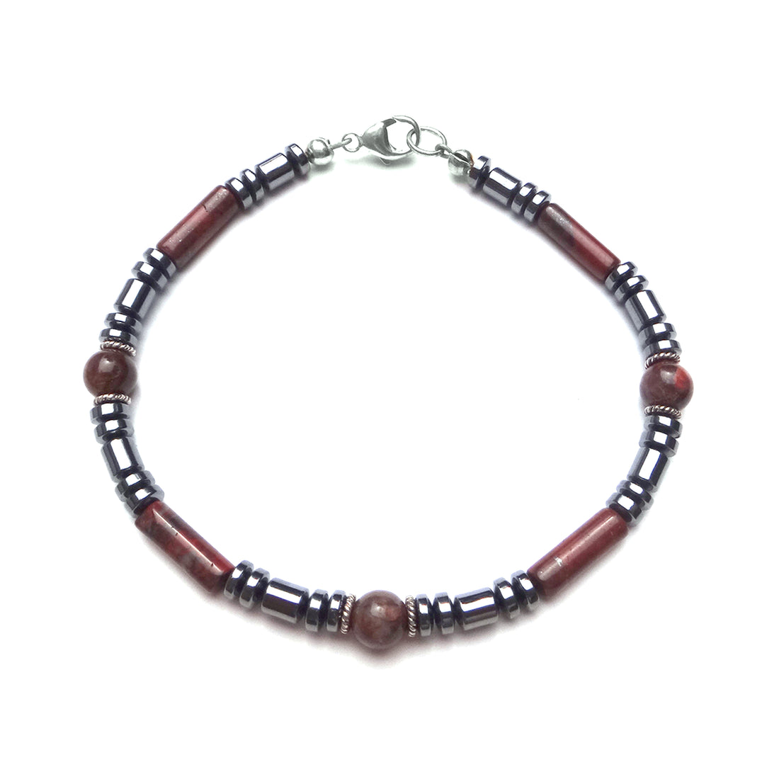 Affirmation Bracelet, PERSISTENCE Root Chakra Bracelet, Healing Crystals Meditation Gifts