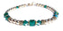 14K GF Emerald Bracelets, May Birthstone Bracelets, Green Beaded Bracelets, Crystal Jewelry