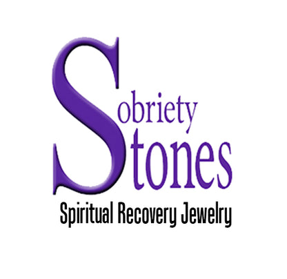 The SobrietyStones Spiritual Recovery Logo - 12 Steps to Sobriety - 12 Beads Celebrate Your Journey