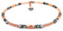 Handmade Copper Anklets, Beaded Anklets, Emerald Crystal May Birthstone Anklets