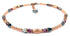 Handmade Copper Anklets, Beaded Anklets, Ruby Crystal July Birthstone Anklets