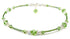 Peridot Anklet, August Birthstone anklet, Handmade Crystal Beaded Ankle Bracelets