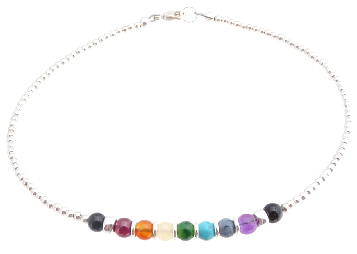Dainty chakra bracelet deals