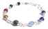 Authentic 7 Stone Chakra Bracelet, Silver Highest Quality Gemstones Healing Crystals Bracelet for Calm, Balance, Stress, B7022