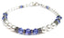 Tanzanite December Birthstone Bracelets, Genuine Freshwater Pearl Crystal Jewelry Bracelet