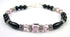 Purple Alexandrite Birthstone Bracelets, Black Onyx Crystal Jewelry Beaded Bracelets