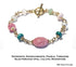 Self-Confidence Bracelet & Self-Esteem 14K GF Gold Crystal Healing Bracelet for Women