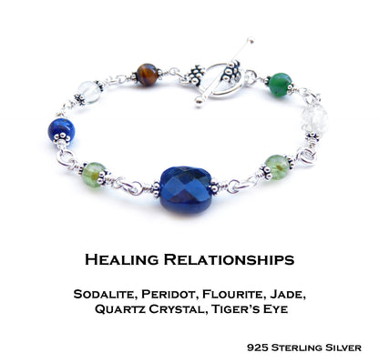 Relationship Bracelet - Ancient Crystals &amp; Stones for Mending Relationships with Family and Loved Ones
