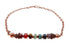 Chakra Bracelet: Miminalist Chakra Bracelet Copper Gemstone Healing Crystal Bracelet