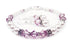 Freshwater Pearl Jewerly Sets: Real Pearl Bracelets Faux Purple Alexandrite in Crystal Jewelry Birthstone Colors