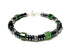 Mens Green Nephrite Jade Raw Nugget Heart Chakra Gemstone Beaded Bracelet, Jewels for Gents