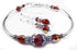 Garnet Bracelet, Crystal Beaded Bracelet for Women, Red Garnet Jewelry, January Birthstone, Capricorn Birthday Gifts for Her in Gold & Sterling Silver