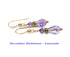 Tanzanite Earrings, December Birthstone Earrings, Gold Teardrop Earrings, Crystal Jewelry