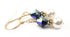 Gold Garnet Earrings, January Birthstone Earrings, 14k GF Freshwater Pearl Beaded Earrings, Birthstone CrystaL Jewelry