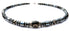34-PROTECTION Mens Beaded Necklace, Handmade DZI Bead Evil Eye Necklace, Crystal Healing Gemstone JEWELS FOR GENTS