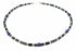 15-PERSONAL POWER Mens Beaded Necklace, Handmade Lapis Lazuli Necklace, Crystal & Gemstone Black Bead Mens Choker Necklace JEWELS FOR GENTS