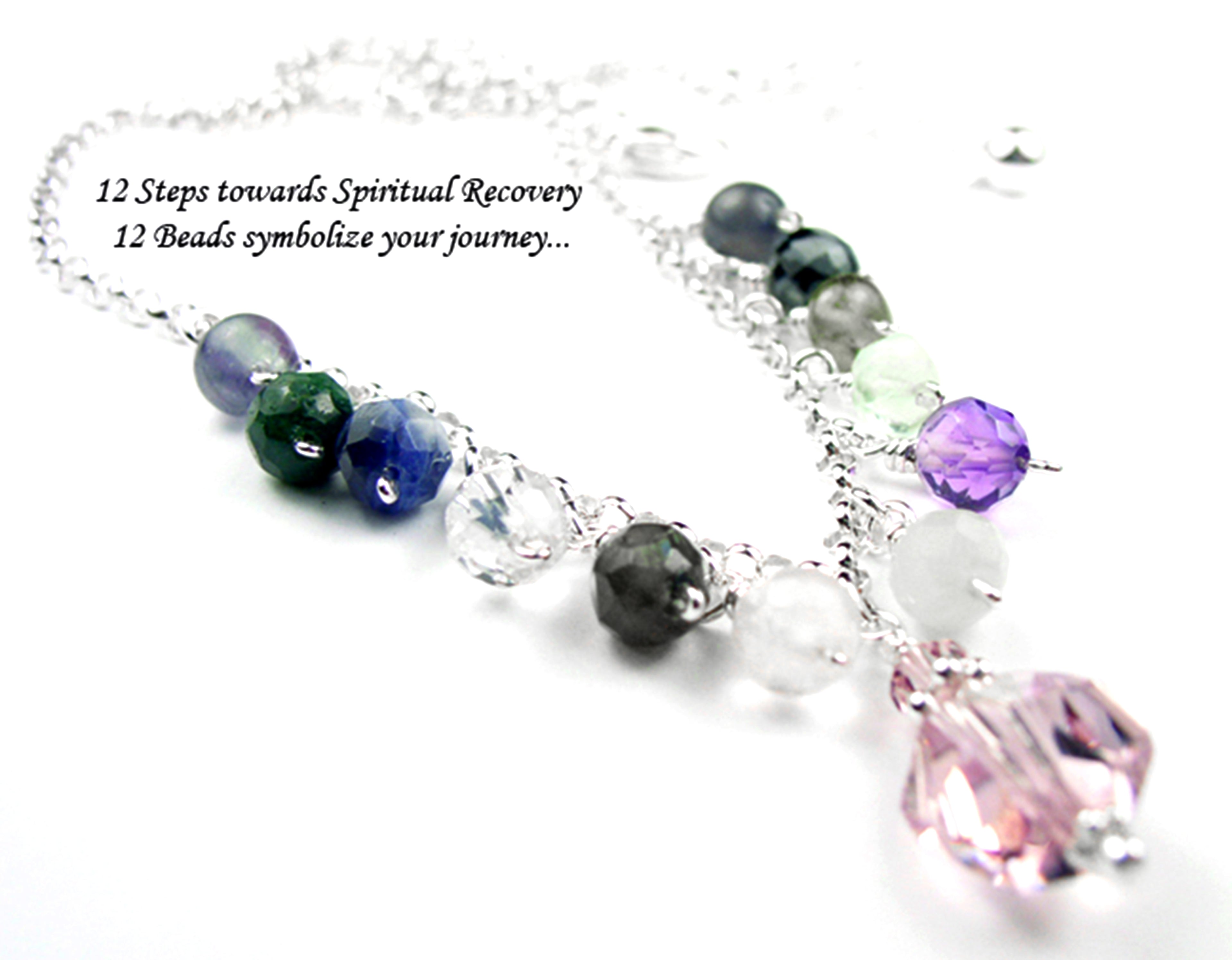 Pendant Necklace Spiritual Gifts, Inspirational Gifts, Recovery Jewelr