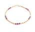 Garnet Bracelet, Gemstone Bead Bracelets for Women, Red Garnet Jewelry, January Birthstone, Birthday Gifts for Her in Gold & Sterling Silver